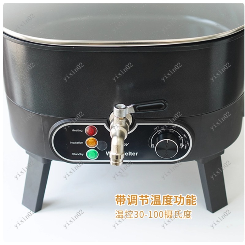 Fusor de cera eléctrico antiad - Candle Supplies Beeswax reseña y precio