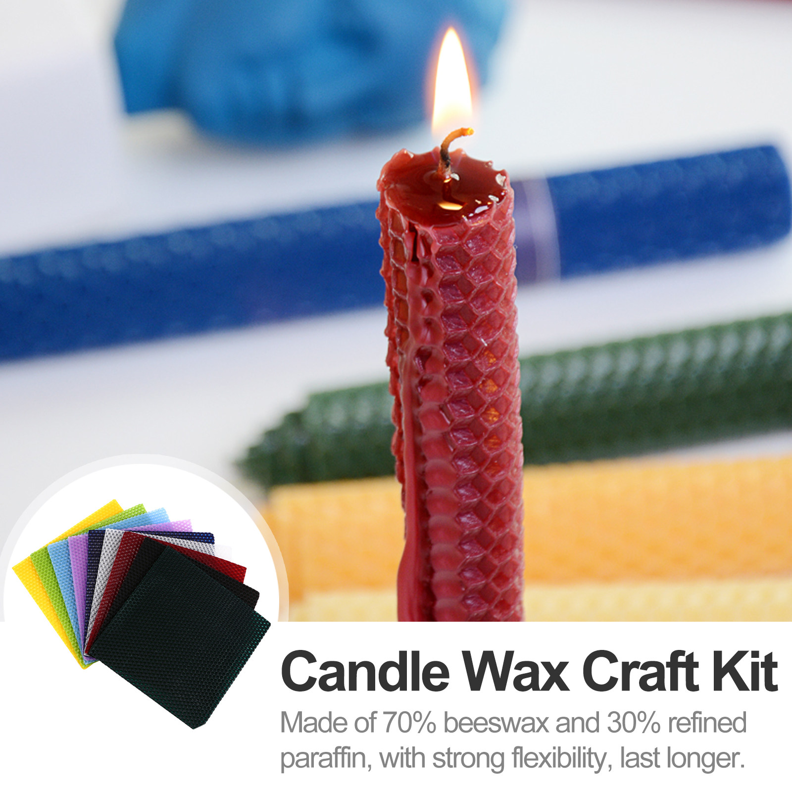 Kit de Fabricación de Cera de  - Beeswax Sheet Roll reseña y precio