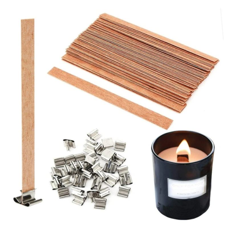 30 Uds. Mecha de vela de mader - Candle Supplies Beeswax reseña y precio