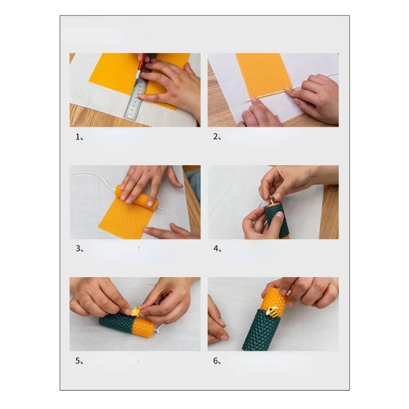 Juego de 12 Láminas de Cera de - Beeswax Sheet Roll reseña y precio