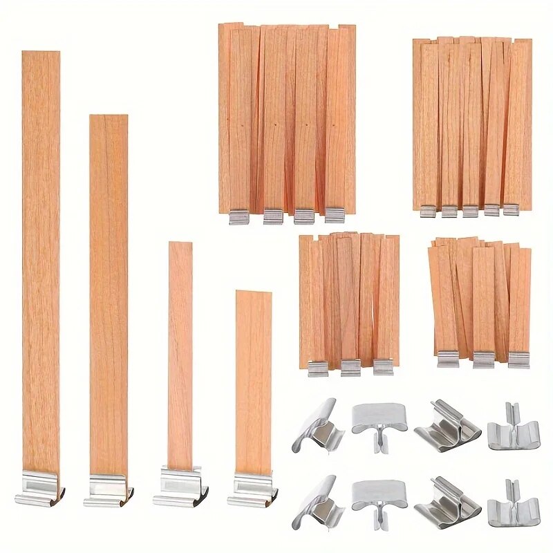30 Uds. Mecha de vela de mader - Candle Supplies Beeswax reseña y precio
