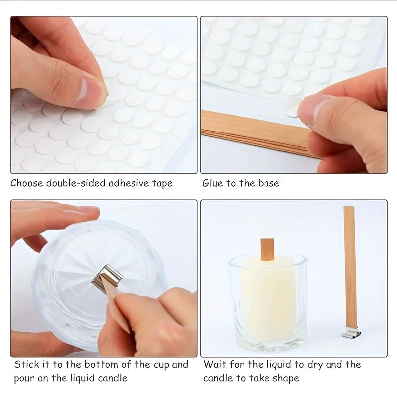 30 Uds. Mecha de vela de mader - Candle Supplies Beeswax reseña y precio