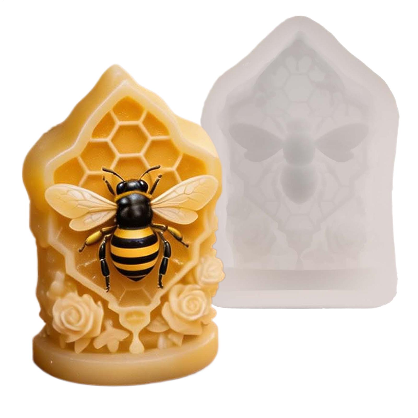 Molde de silicona 3D de panal  - Candle Supplies Beeswax reseña y precio