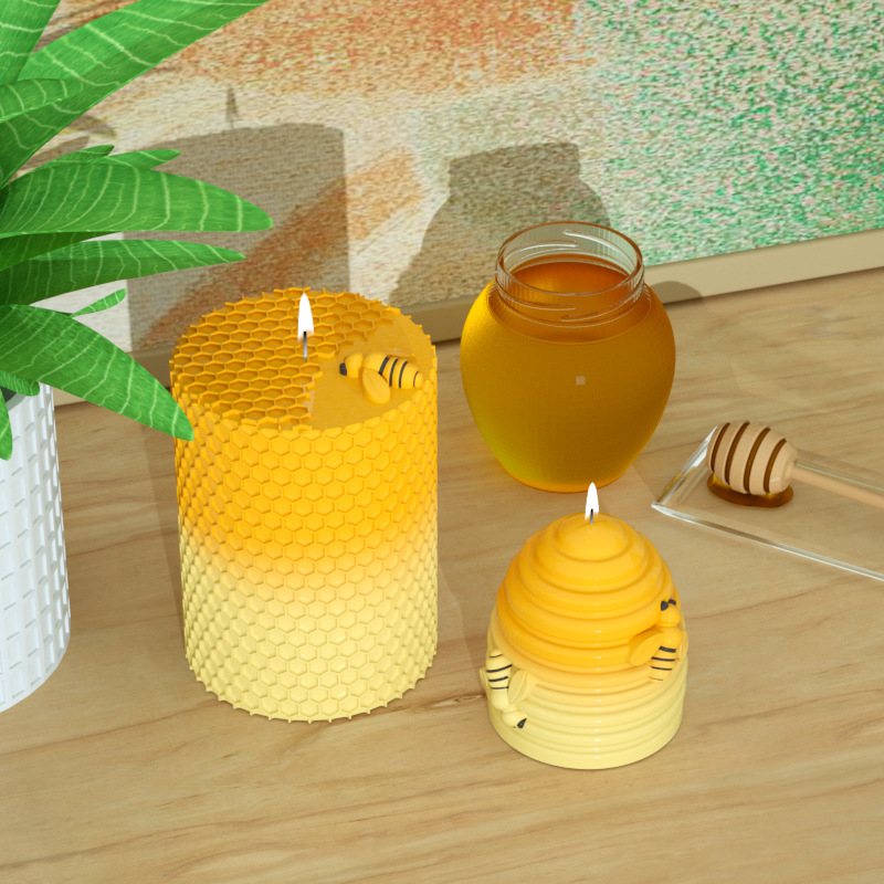 Molde de silicona para velas,  - Candle Supplies Beeswax reseña y precio