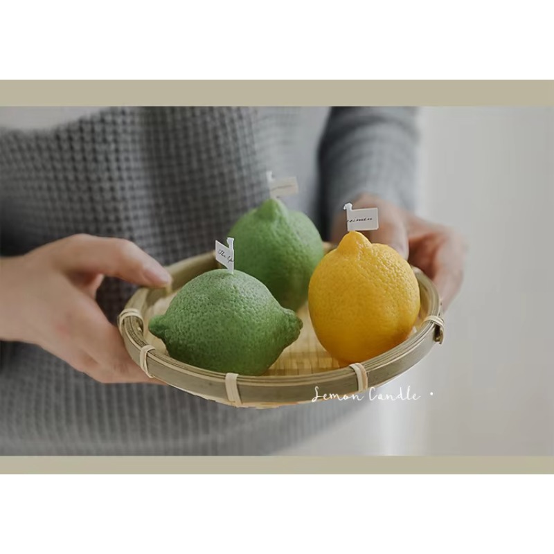 Vela Aromática de Limón Hecha  - Candle Supply reseña y precio