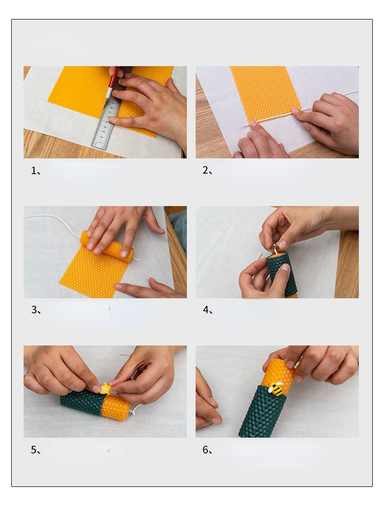 Rollo de vela de hoja de cera  - Beeswax Sheet Roll reseña y precio