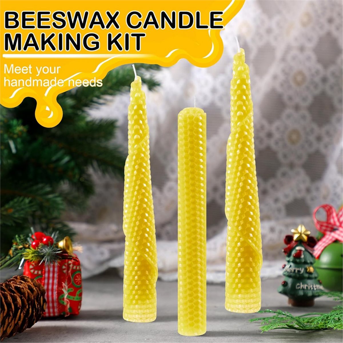 Kit de Fabricación de Velas de - Beeswax Sheet Roll reseña y precio