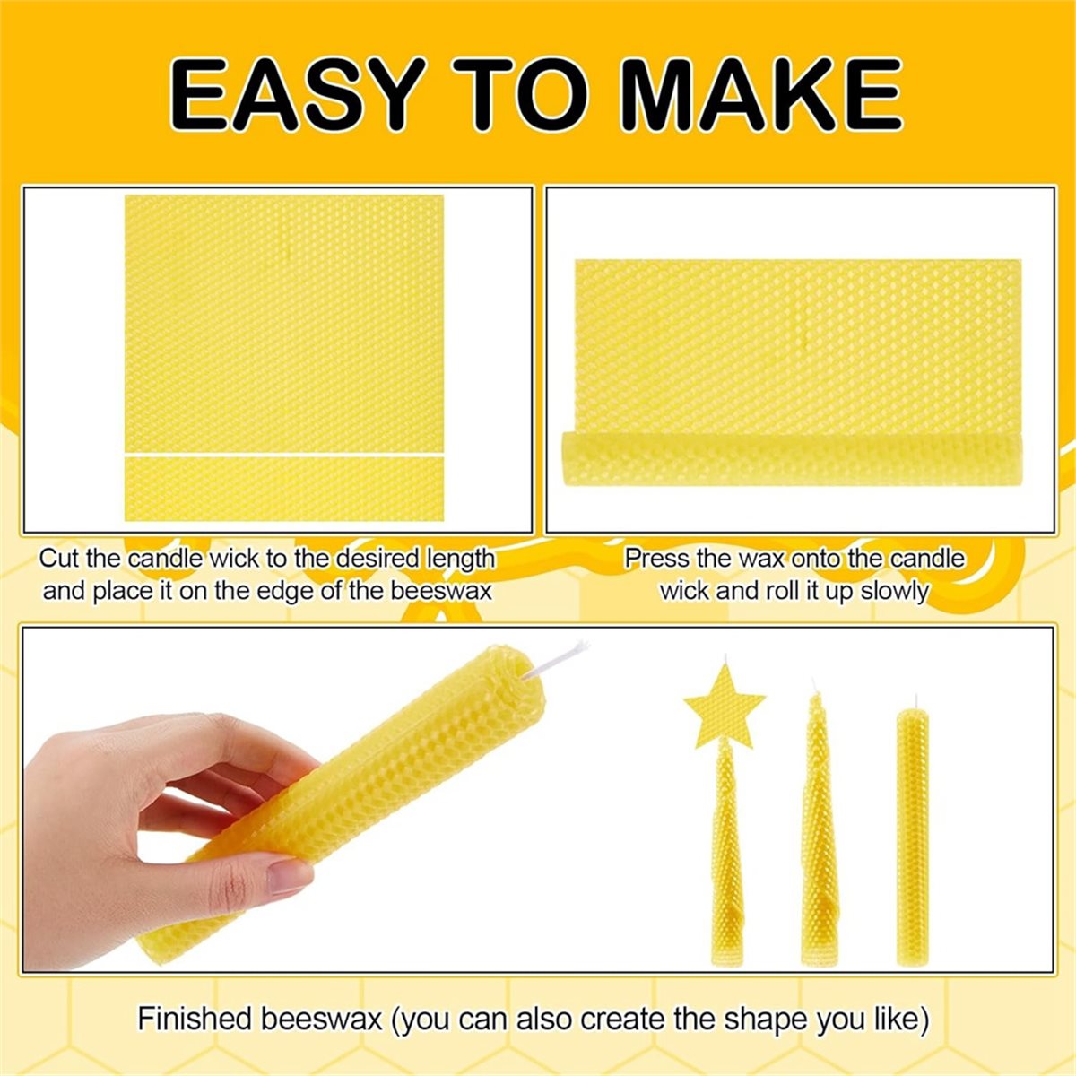 Kit de Fabricación de Velas de - Beeswax Sheet Roll reseña y precio